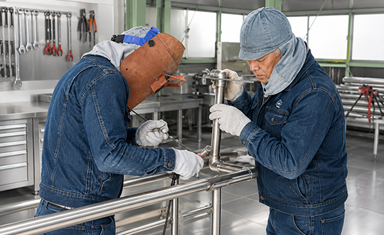 施工を行う作業員